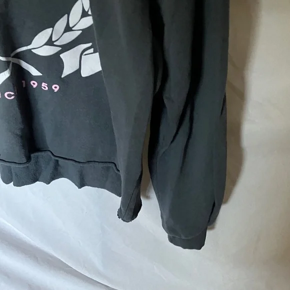 Grayson/Threads: Charcoal Cropped Sweatshirt- S - Picture 4 of 16